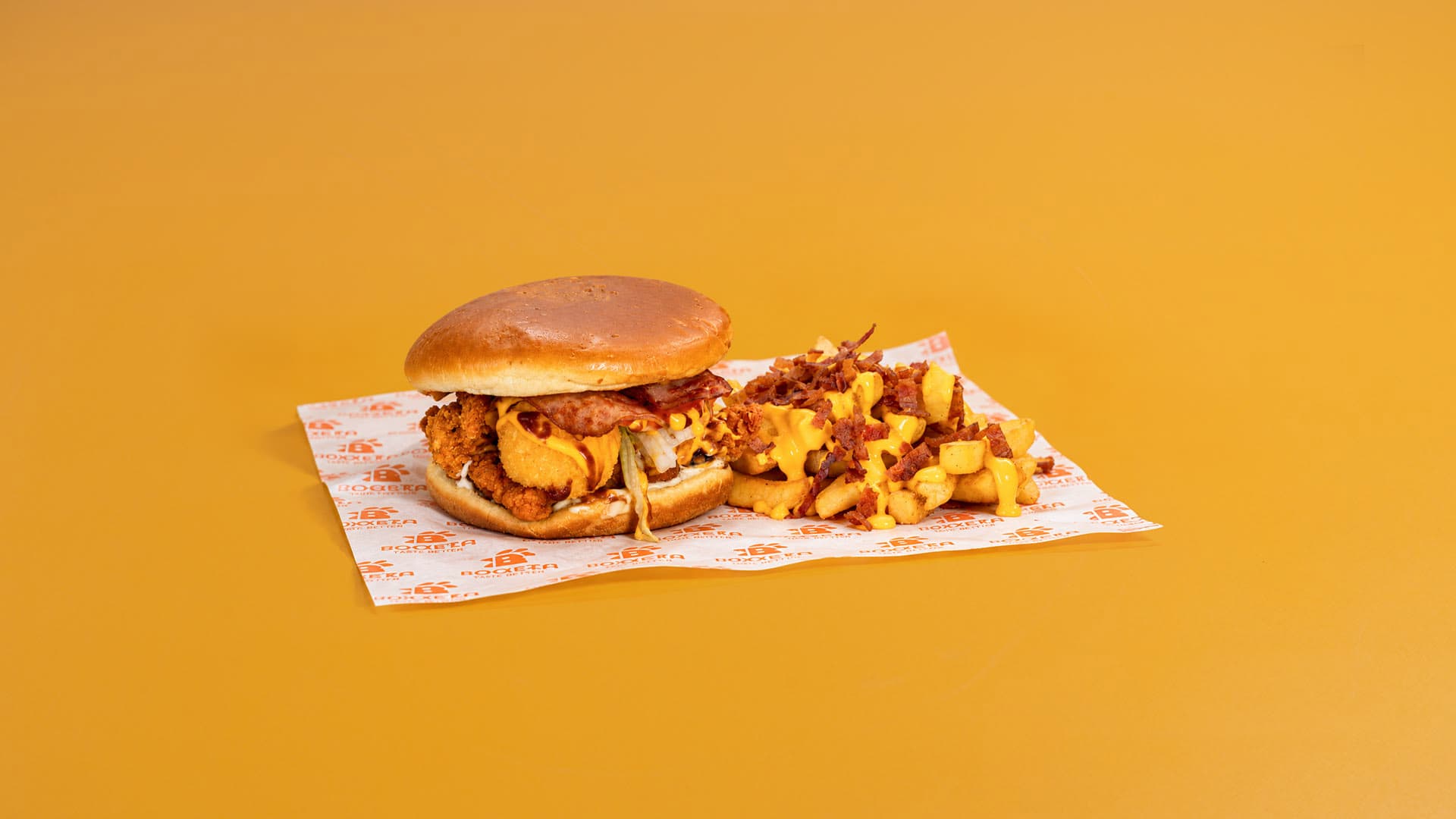 Bomb cheese tera burger — ROOSTA Fried Chicken Ζάκυνθος