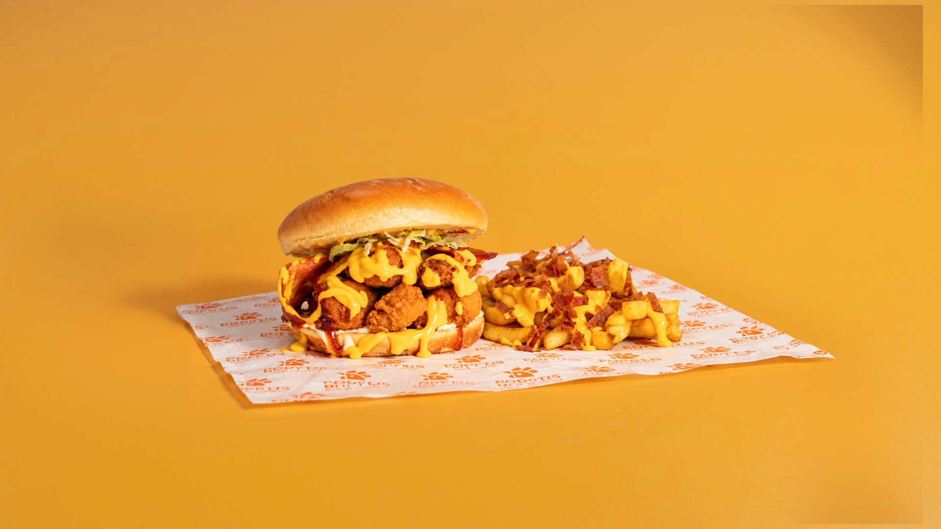 Hot sriracha double Roosta burger — ROOSTA Fried Chicken Ζάκυνθος