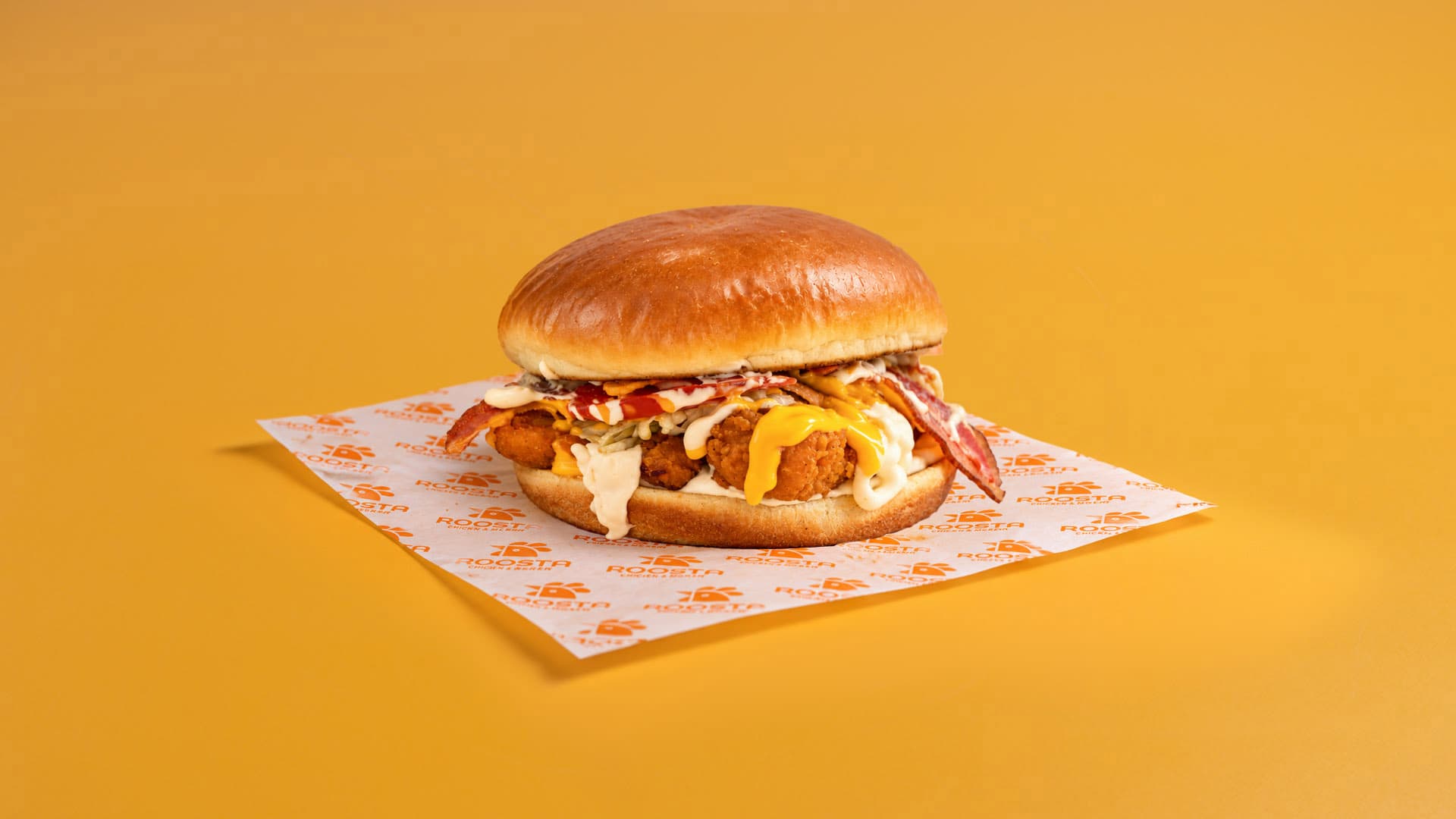 Roosta burger — ROOSTA Fried Chicken Ζάκυνθος