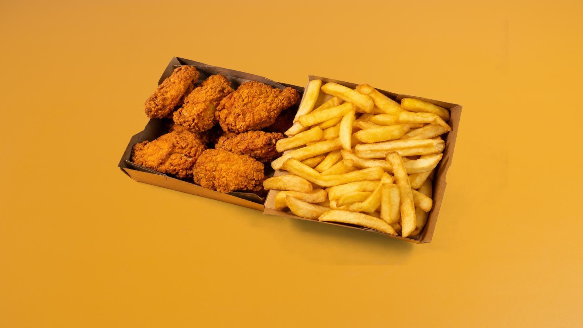 Lunch box με φιλετίνια κοτόπουλου — ROOSTA Fried Chicken Ζάκυνθος