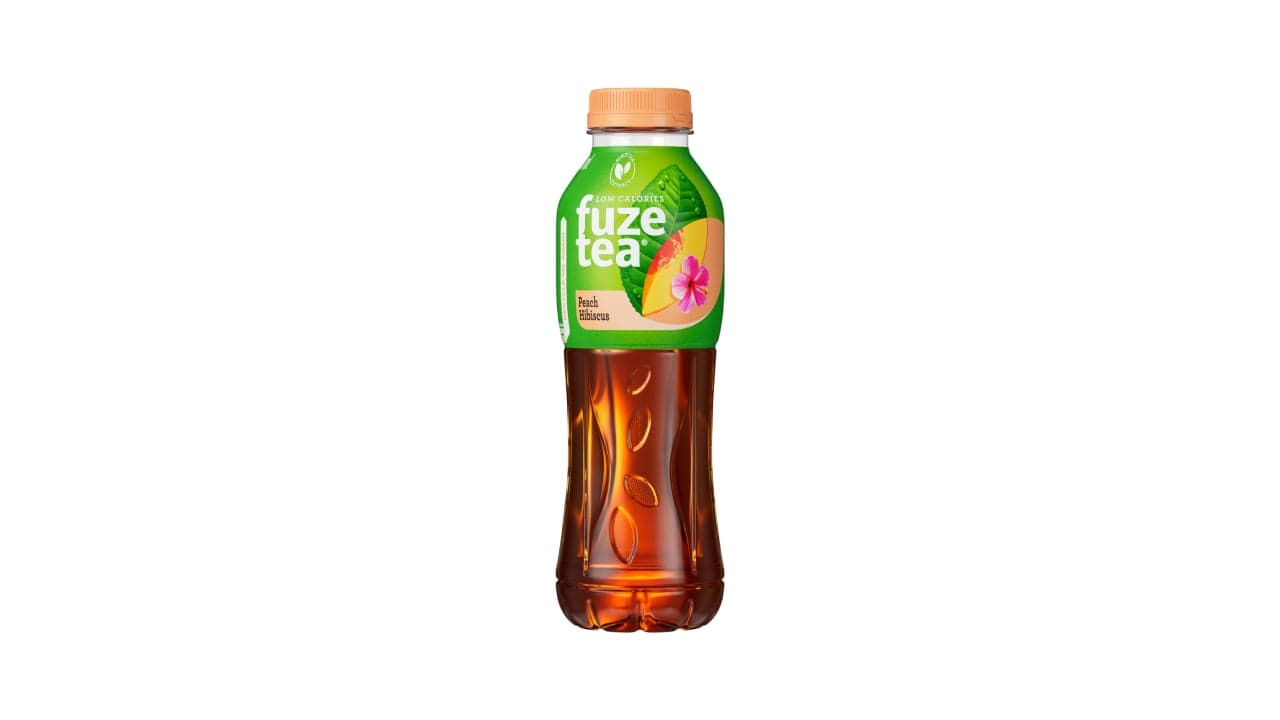 FuzeTea black ice tea ροδάκινο με εκχύλισμα ιβίσκου 500ml — ROOSTA Fried Chicken Ζάκυνθος