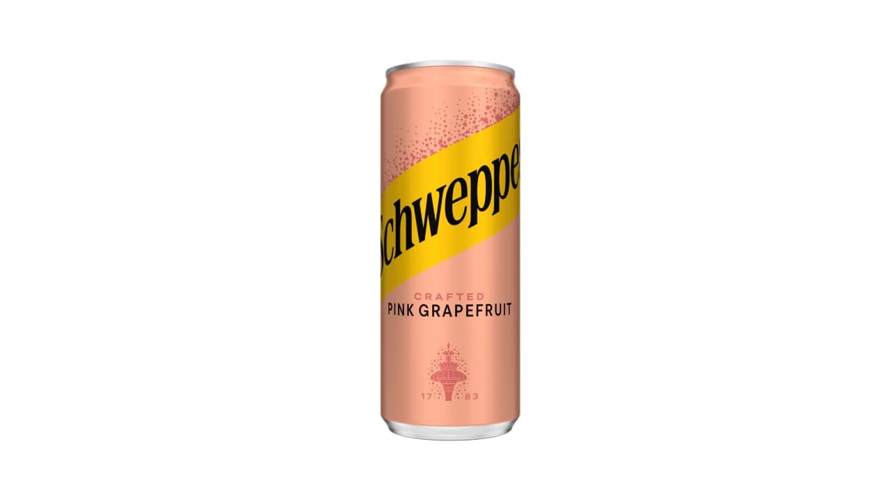 Schweppes pink grapefruit 330ml — ROOSTA Fried Chicken Ζάκυνθος